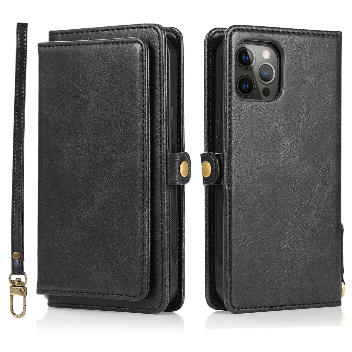 Flip Card Téléphone portable Etui en cuir