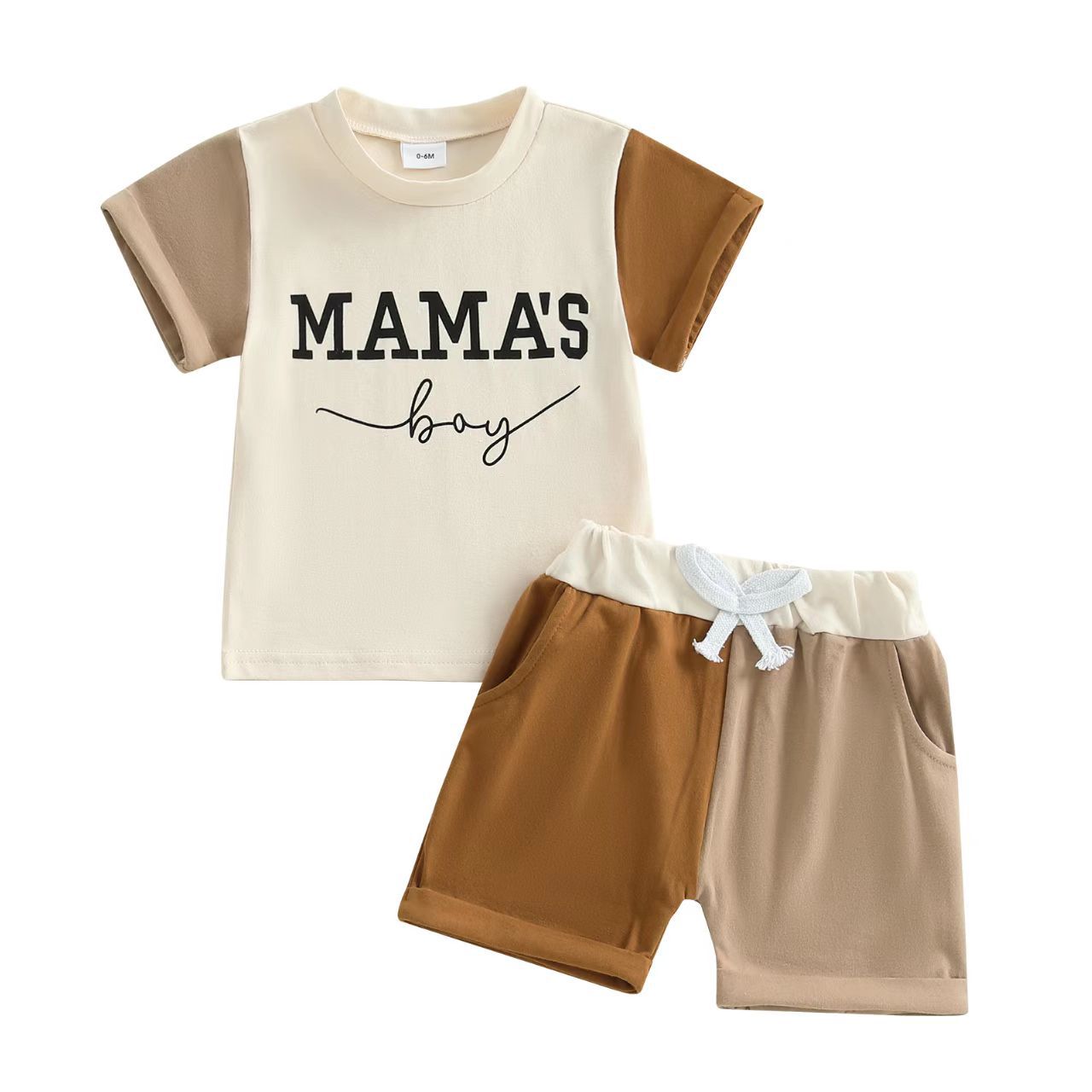 T-shirt et shorts à manches courtes d'été
