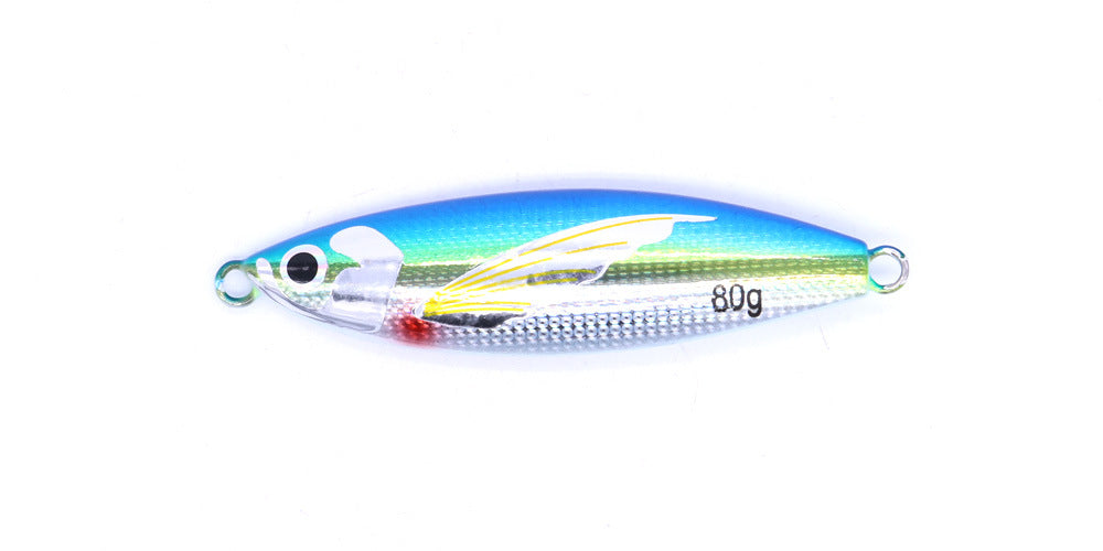Lumineux Belly Wings Bait Sea Fishing Bateau de pêche