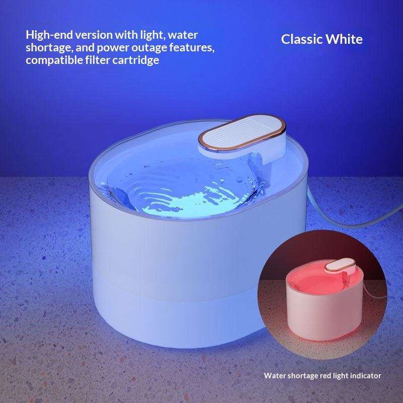 Fontaine d'eau intelligente à température constante pour animaux de compagnie