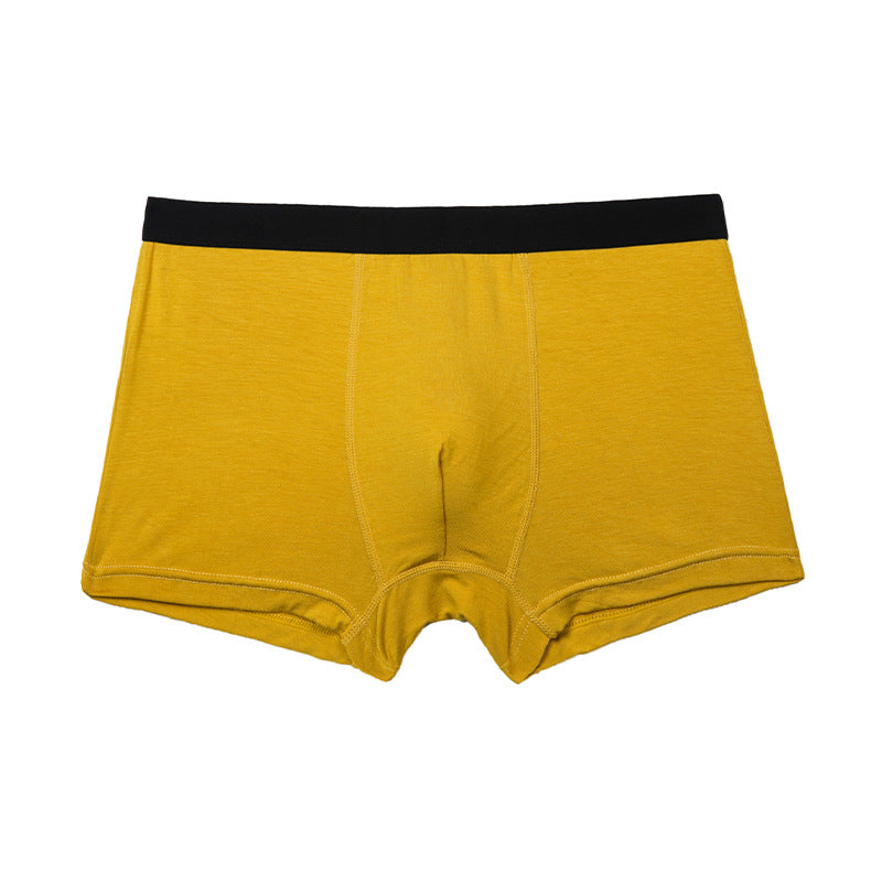Sous-vêtements pour hommes Boxer d'été Slip respirant style quatre corner