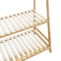 Sac de vêtements avec étagères 110x40x180 cm Bambou