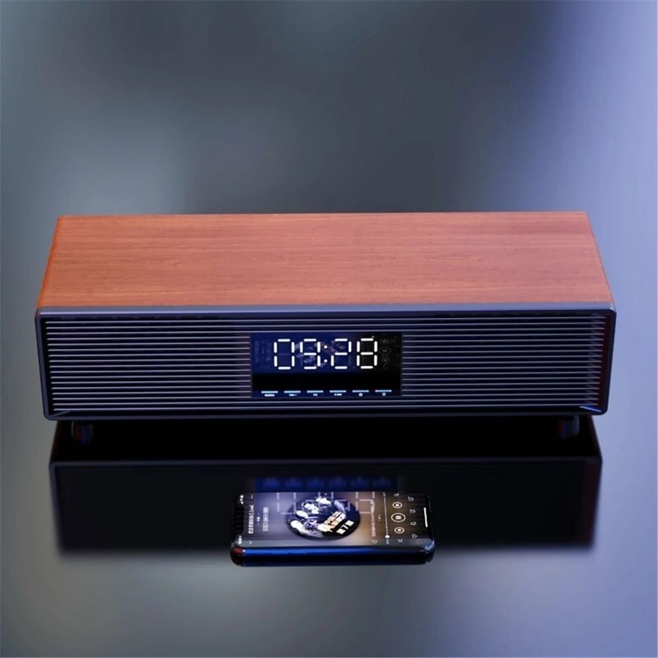 Haut-parleur Bluetooth réveil de bureau sans fil