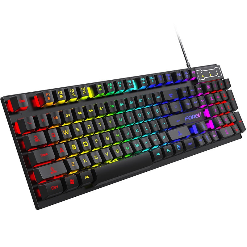 Clavier de poche portable 104 clés pour la souris des joueurs