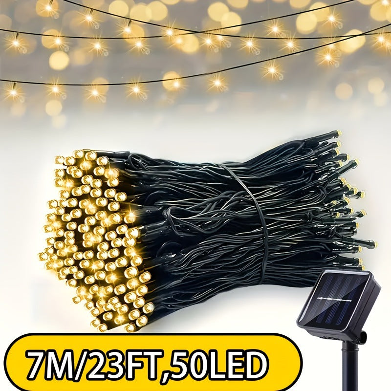 Solar LED String Lights Décoration extérieure