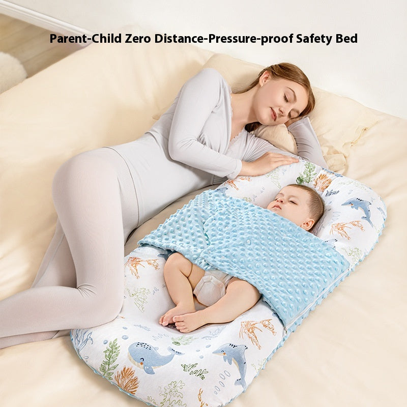 Minimally imprimé bébé apaisant et lit anti-stupéfiant