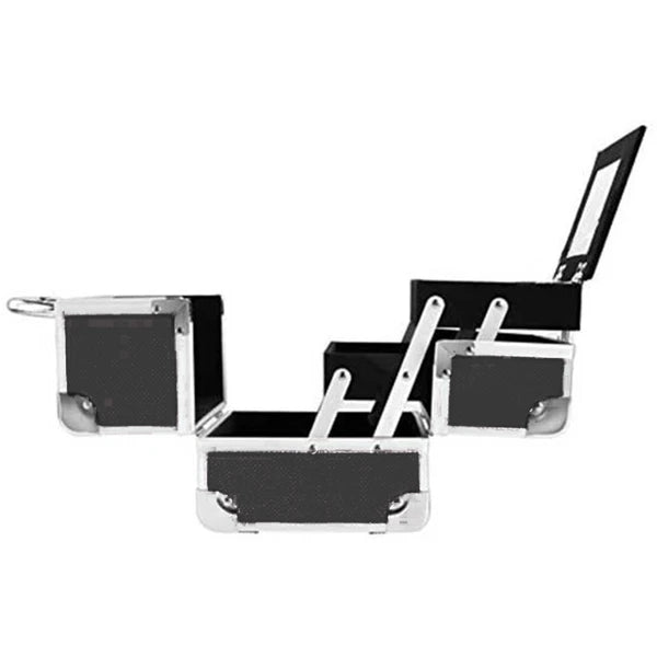 Maquillage professionnel Artiste Cas de voyage -23 X 17 X 17 Cm Portable Cosmétique Organisateur avec M