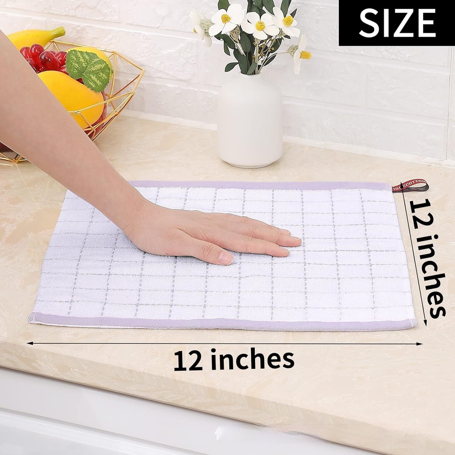 Épaisseur tout-coton Scouring Pad Très Absorbant et doux