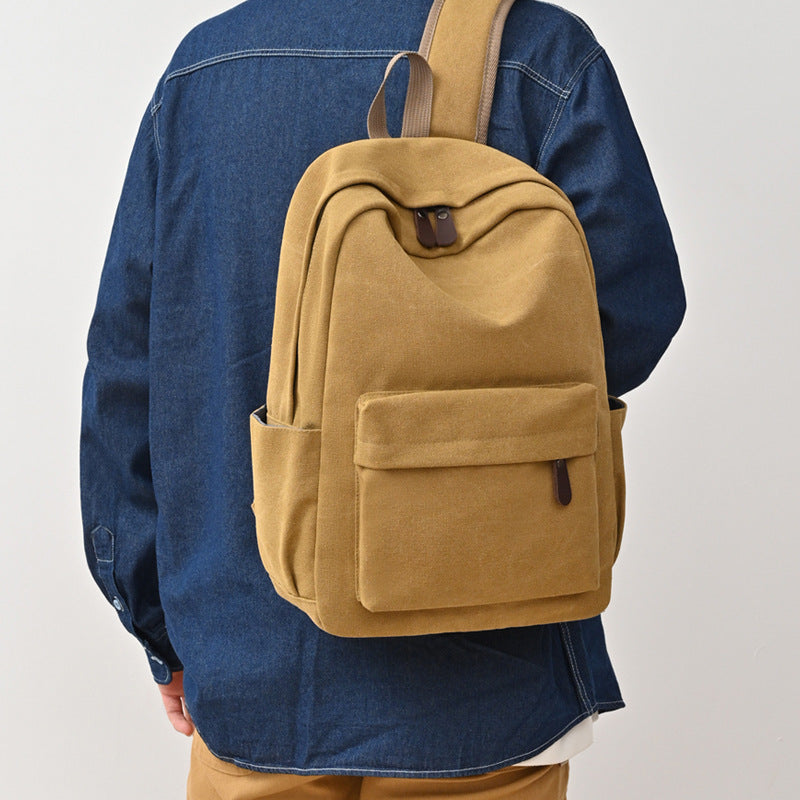 Canvas Grand Capacité Sac à dos pour hommes