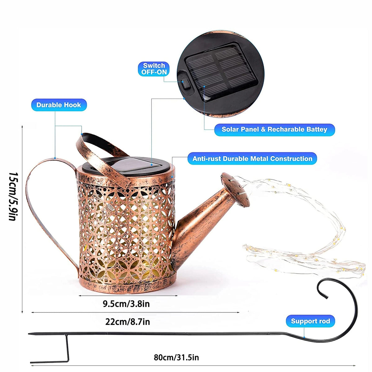 1 2pcs lamp watering