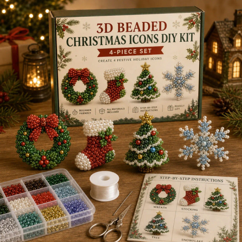 3D Perles Icônes de Noël Kit de bricolage