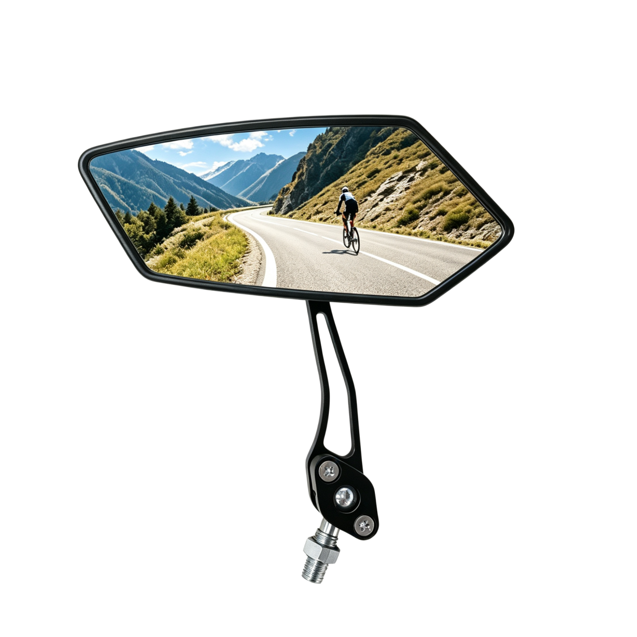 Rétroviseurs de vélo E-Bike Rétroviseurs 1 paire droite MTB City Bike miroir rotatif A