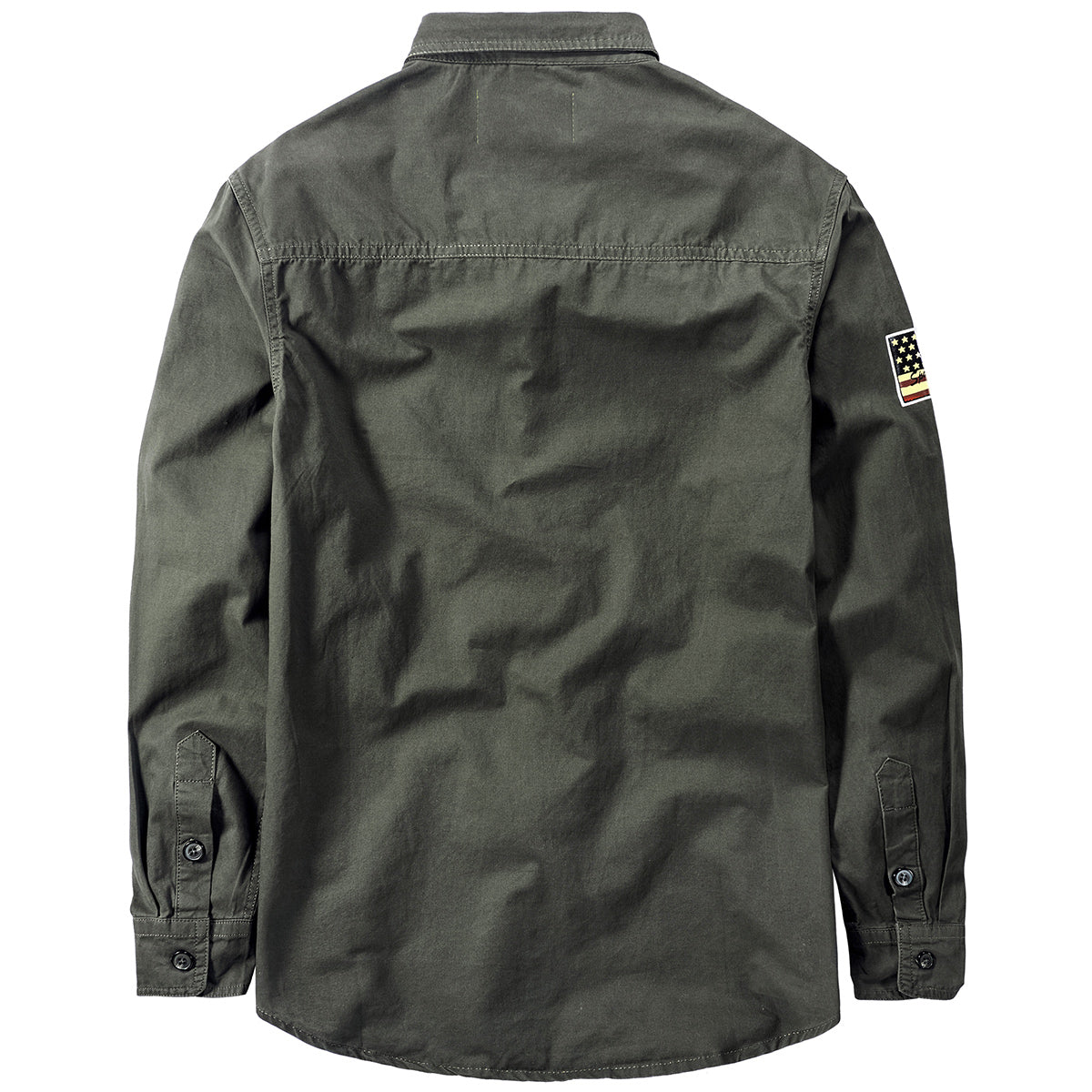 Haut de chemise à manches longues rétro mode homme