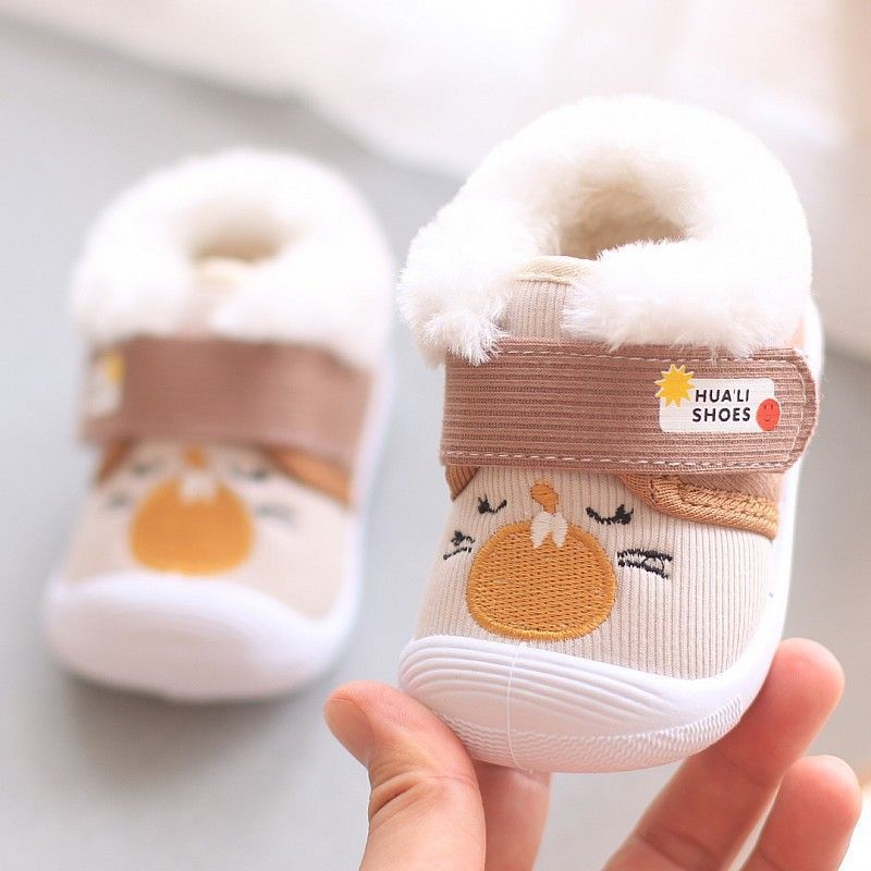 Chaussures Blanc Bébé Squeaky Printemps et Automne Chaussure Souple Botte