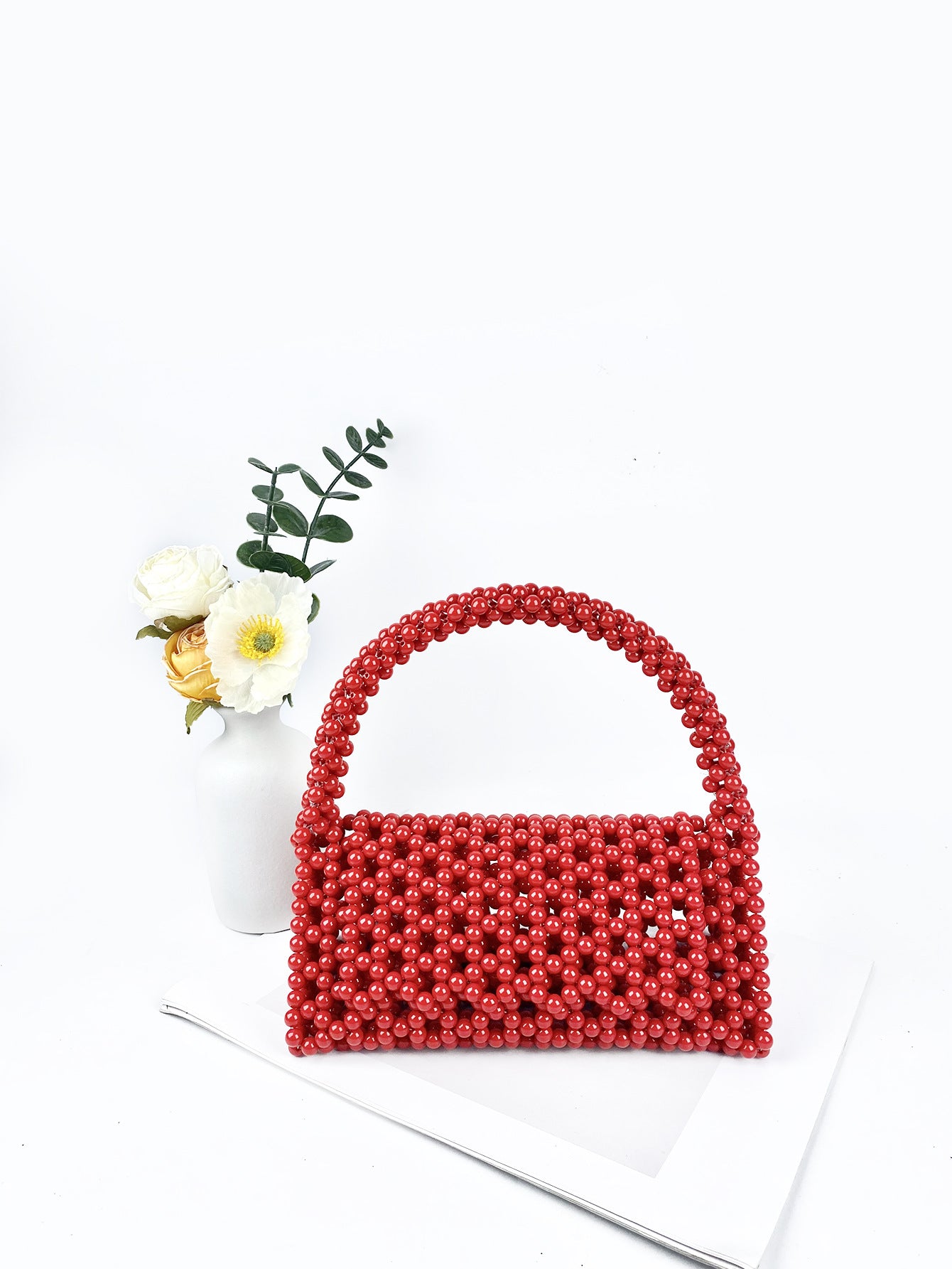 Sac à main en perles de couleur candy pour femmes