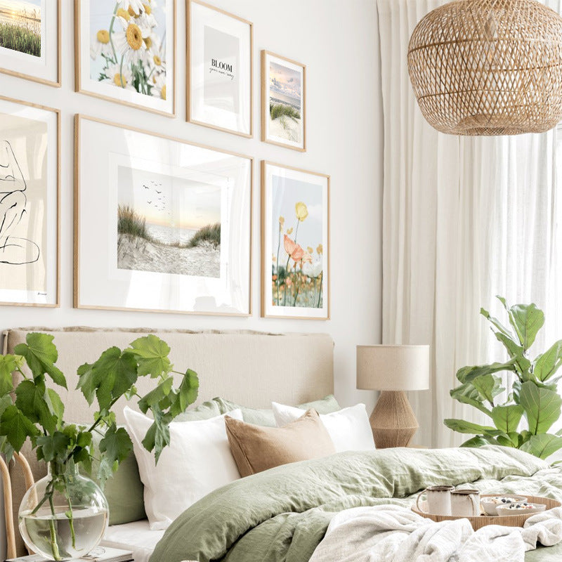 Scandinave Salon Art Portfolio Peinture décorative