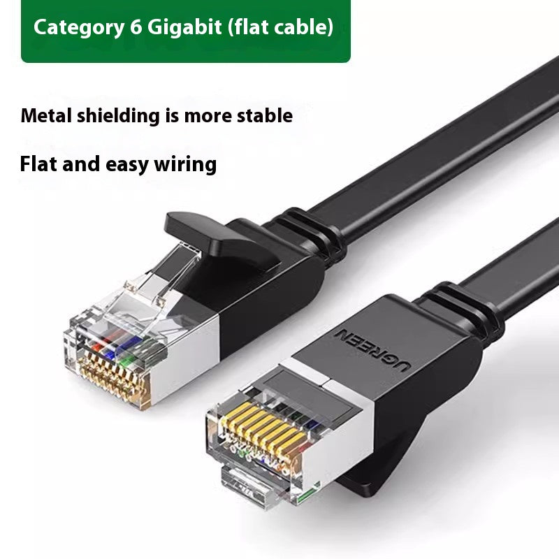 Réseau vert câble ménage Gigabit Super Six