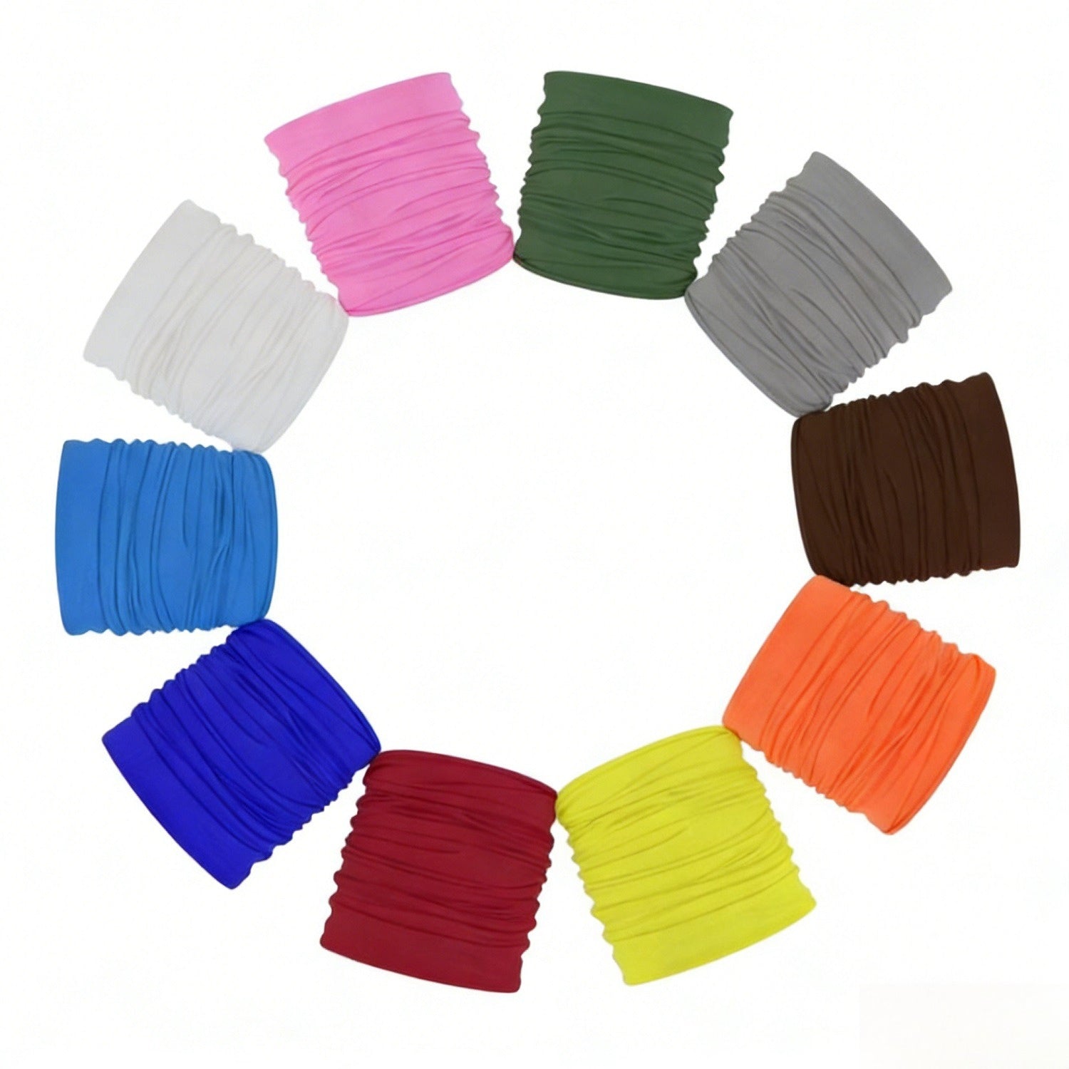 Ensemble de casques multifonctionnels - 10 pièces en différentes couleurs pour une utilisation quotidienne polyvalente - M
