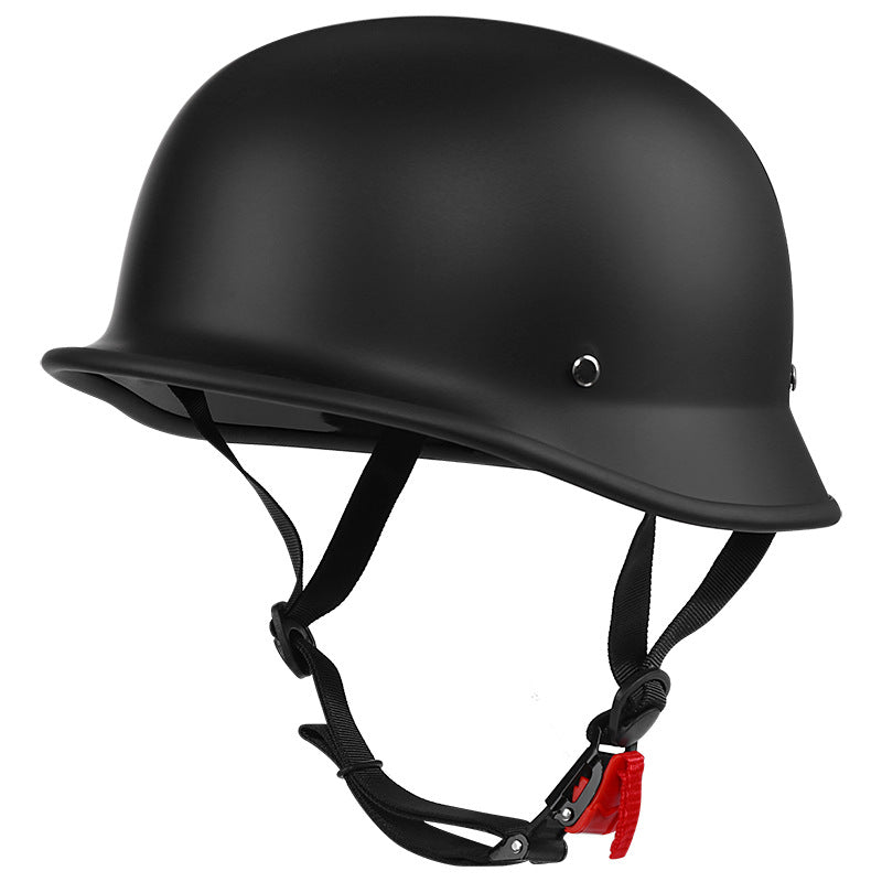 Moto Unisex Demi casque mat noir