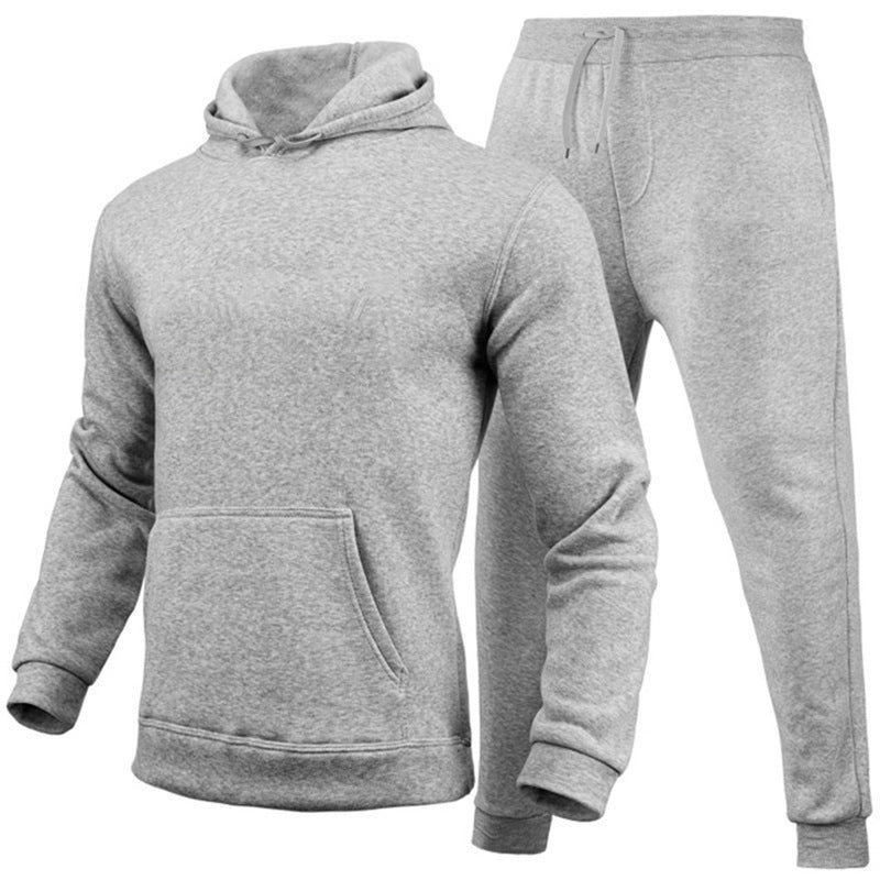 Ensemble de hoodies de couleur solide polyvalente pour femmes