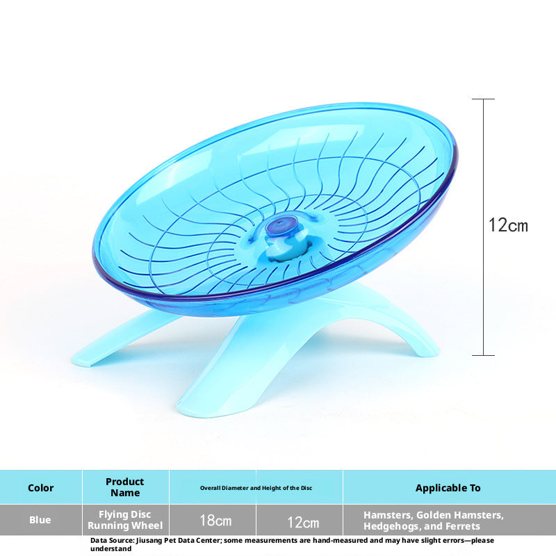 Disque volant hamster Running Wheel-Blue Turntable-1 Pack