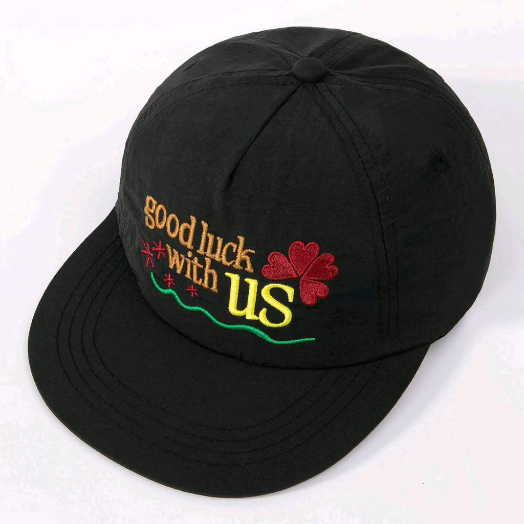 Clover à quatre feuilles brodé Séchage rapide Casquette de baseball à large bord