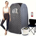 Sauna mobile pliable à la maison pour une thérapie à vapeur à corps complet