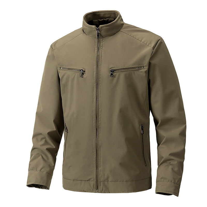 Veste haut de gamme Amazon automne et hiver coton casual veste hommes Zipper Outdoor commuti