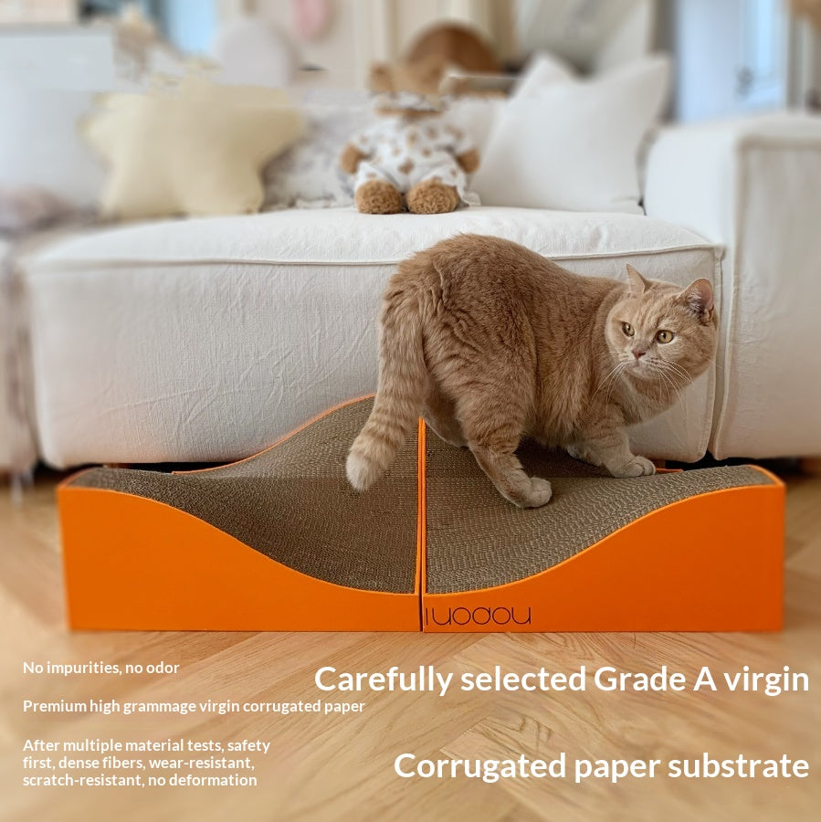 Drop-in Multi-Dimensional Extra-Large Curved Surface Post-Cat Bed Cracking