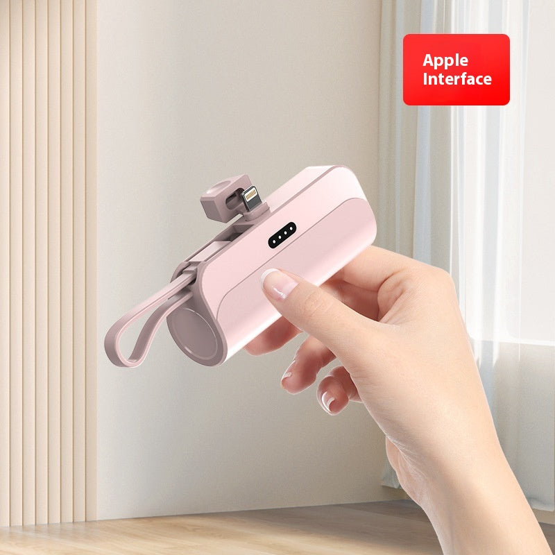 Pocket sans fil Mini Capsule Banque Compact Portable Source d'alimentation