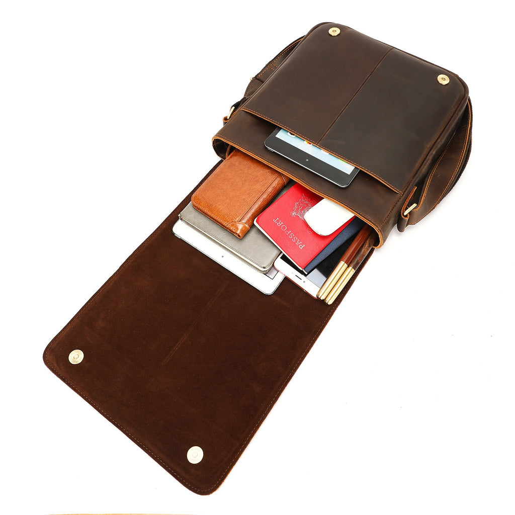 Sac croisé en cuir premium pour homme