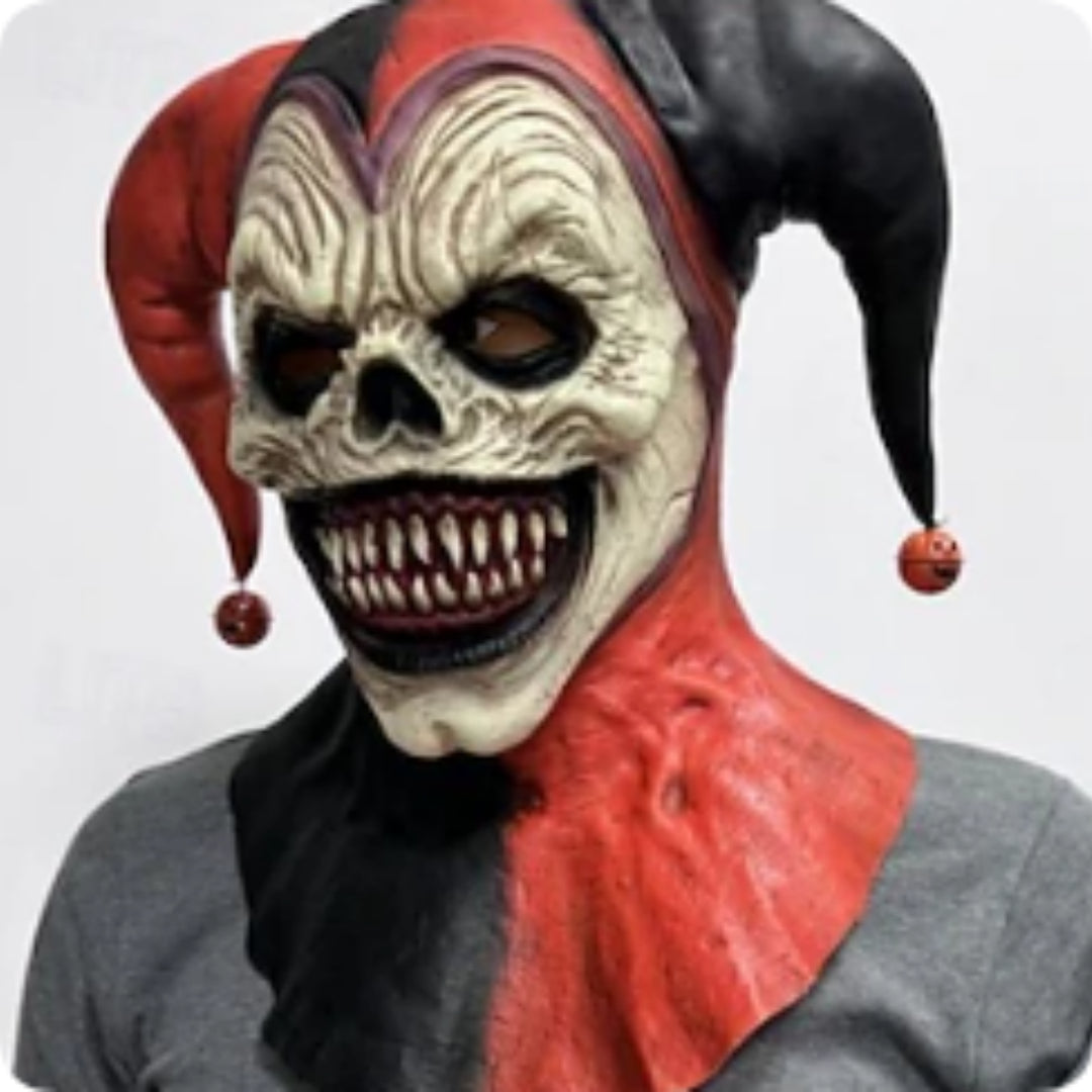 Masque de clown drôle d'Halloween Nez rouge