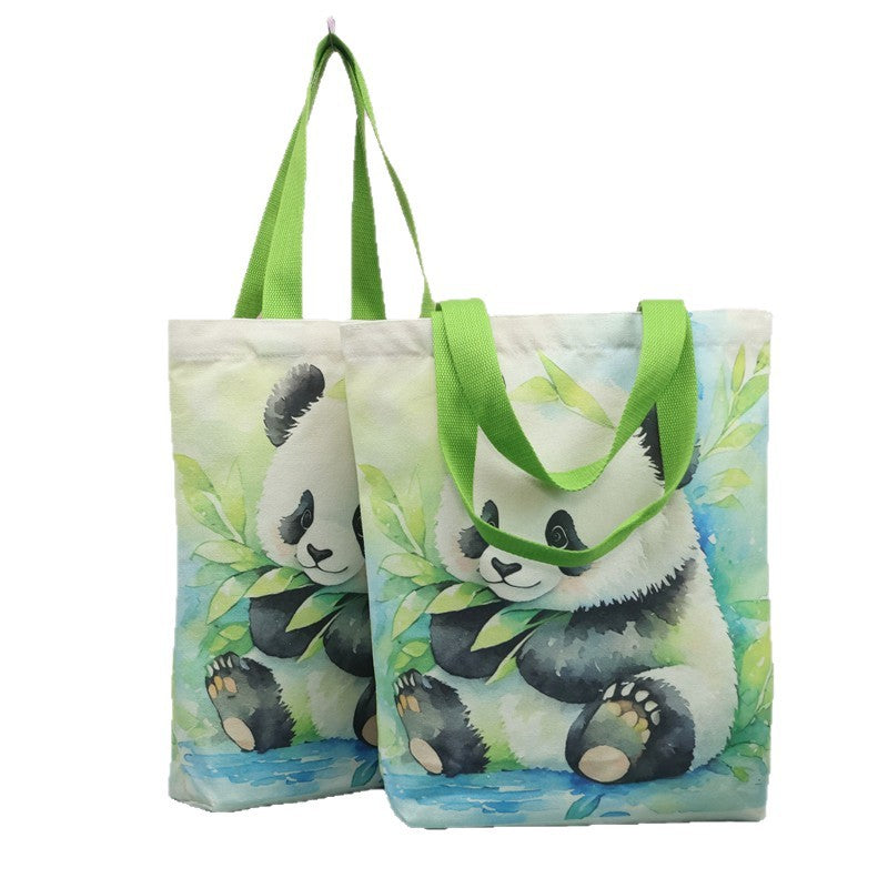 Creative Imprimé Tout Coton Combustible Canvas Sac