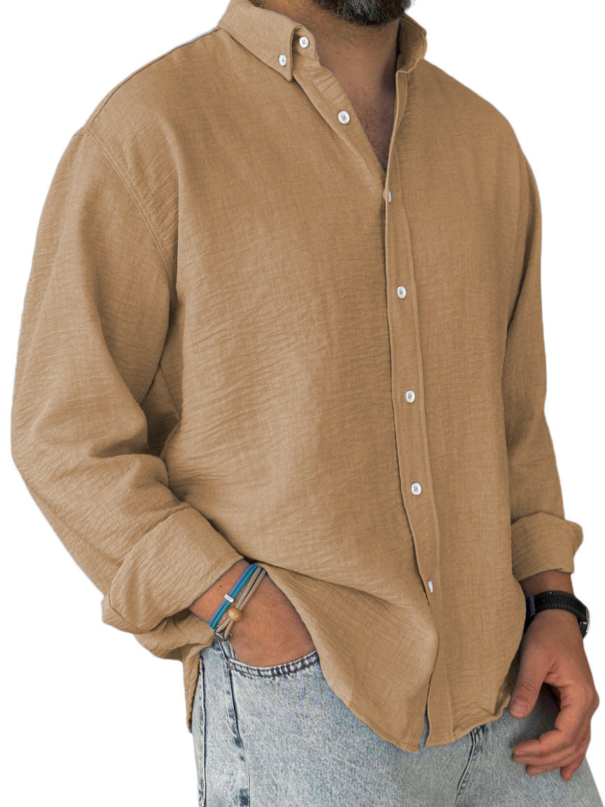 Chemise à manches longues à manches longues pour hommes