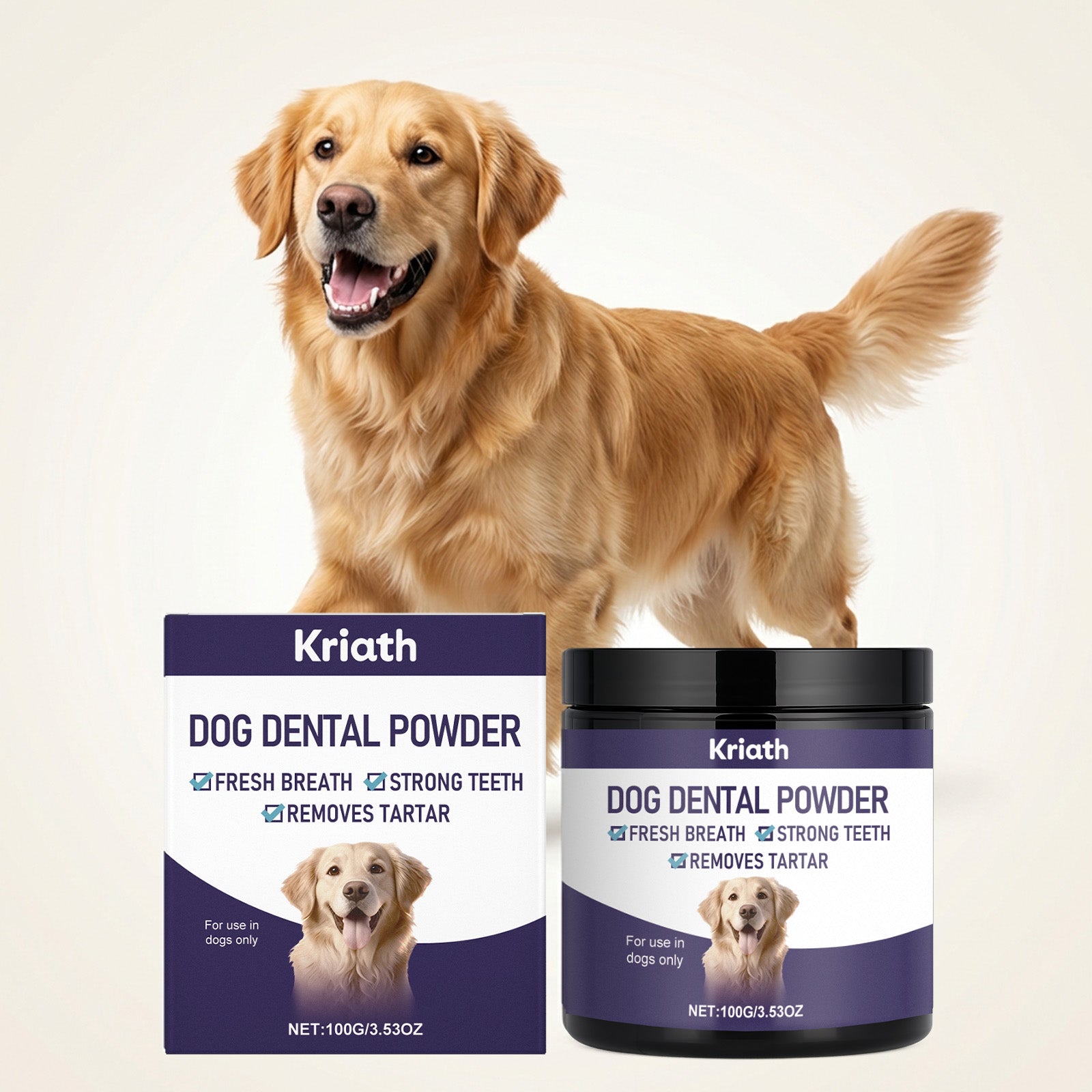 Poudre de fraicheur spécifique au chien