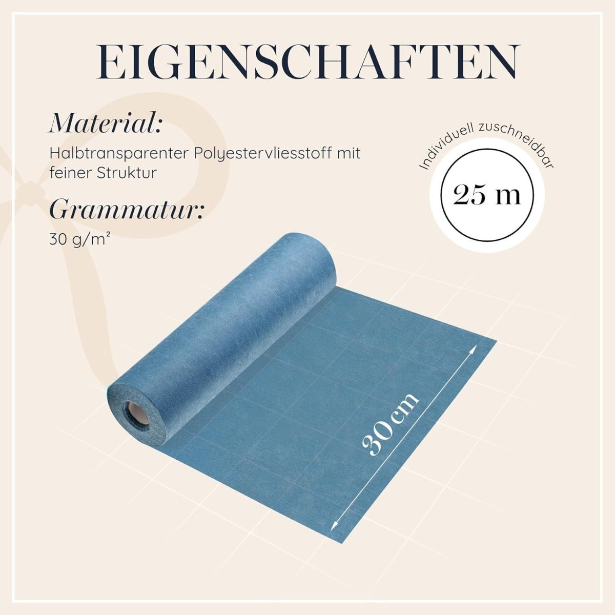 Fumée bleue non tissée