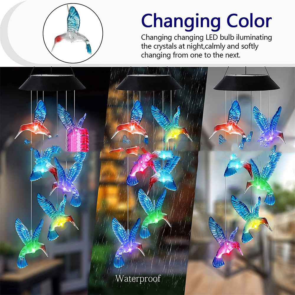 Extérieur Patio Solar Cummingbird modèles Jardin lumières décoratives