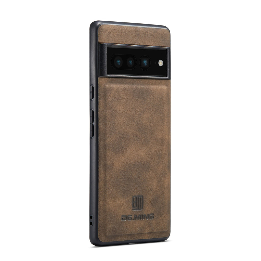 Porte carte magnétique en cuir Boîtier de protection pour téléphone portable