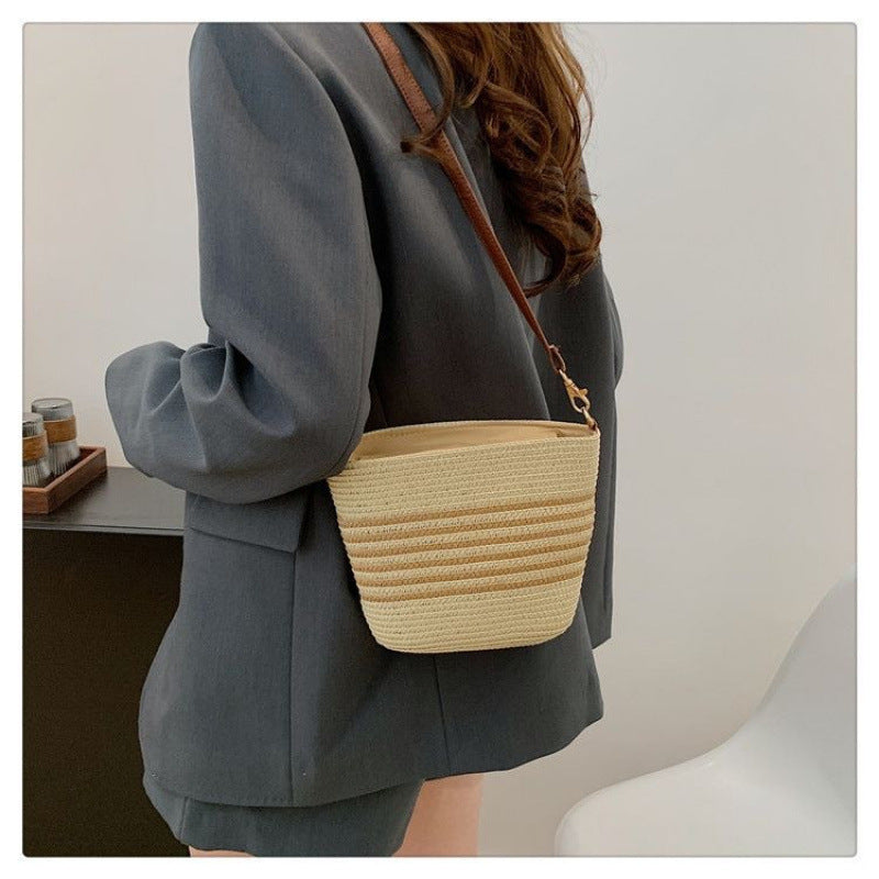 Sac à croix de vacances tissé élégant et polyvalent