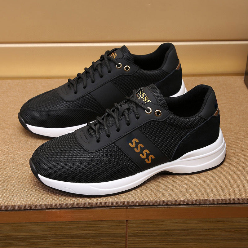 Sneakers en cuir de mode en plein air pour hommes