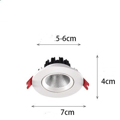 Lampe de lavage mural de ménage COB Spotlight LED Sky Lampe Angle réglable