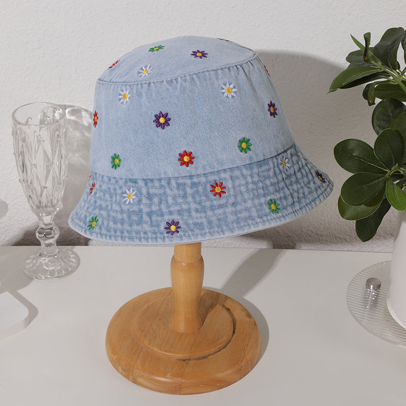 Chapeau de bateau de style rétro polyvalent de la petite fleur des femmes d'été est adapté pour Outdo