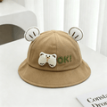 Les garçons et les filles' Ok Bear décoratif Round-top Cap pour enfants avec un mignon et doux babyi