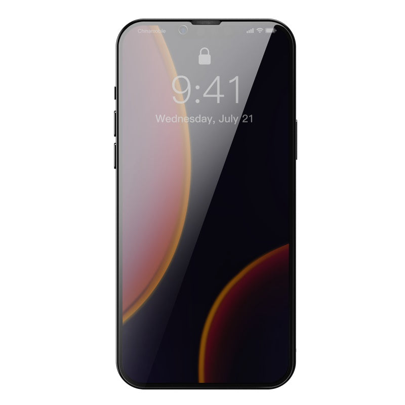 Plein écran Full Glass Privacy Tempered Film pour IP 5.4 pouces modèle noir