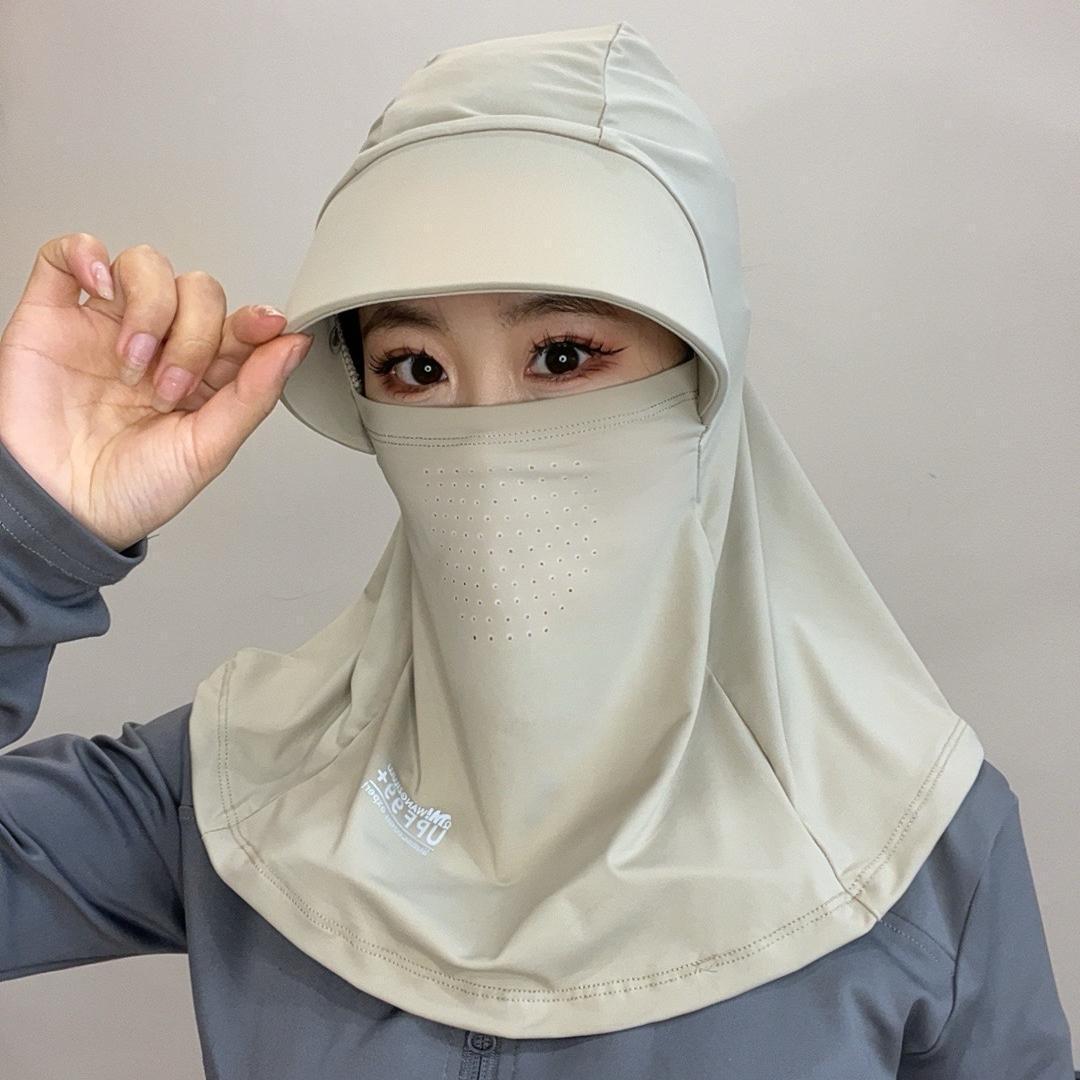 Masque de protection solaire pleine face Blocking UV Respirant Visage unique pour vélo