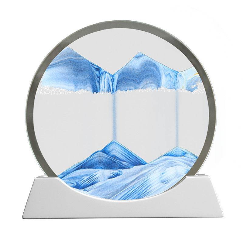 Creative Quicksand Peinture Petite lampe de nuit Salon Chambre Résumé Rotary Desktop D