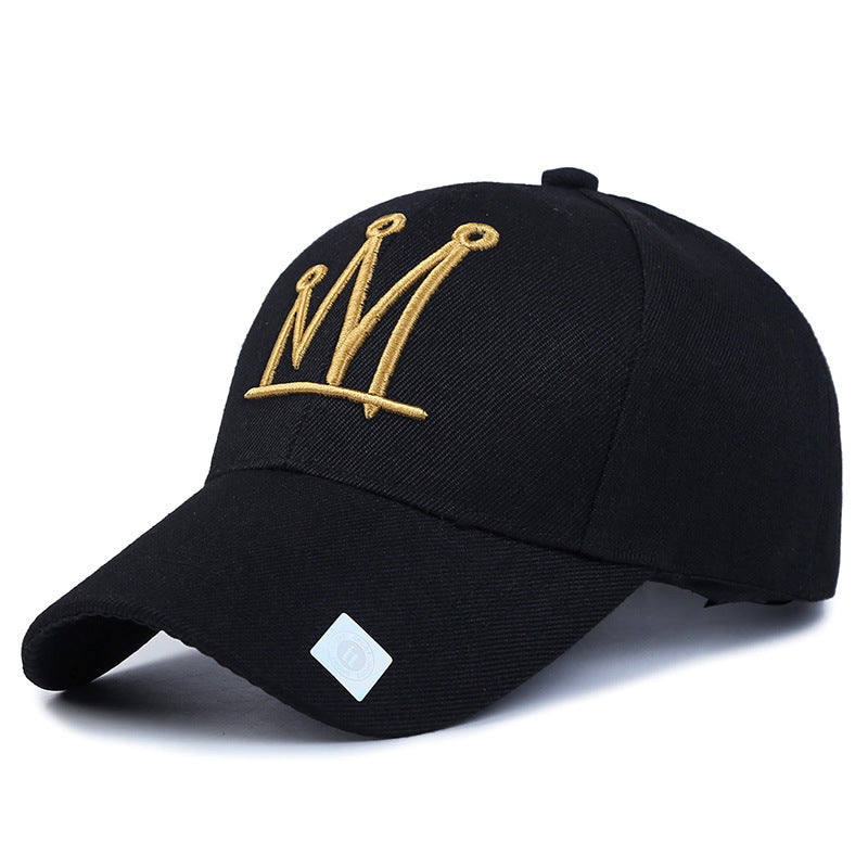 Chapeau brodé Peaked Femmes Alphabet Baseball