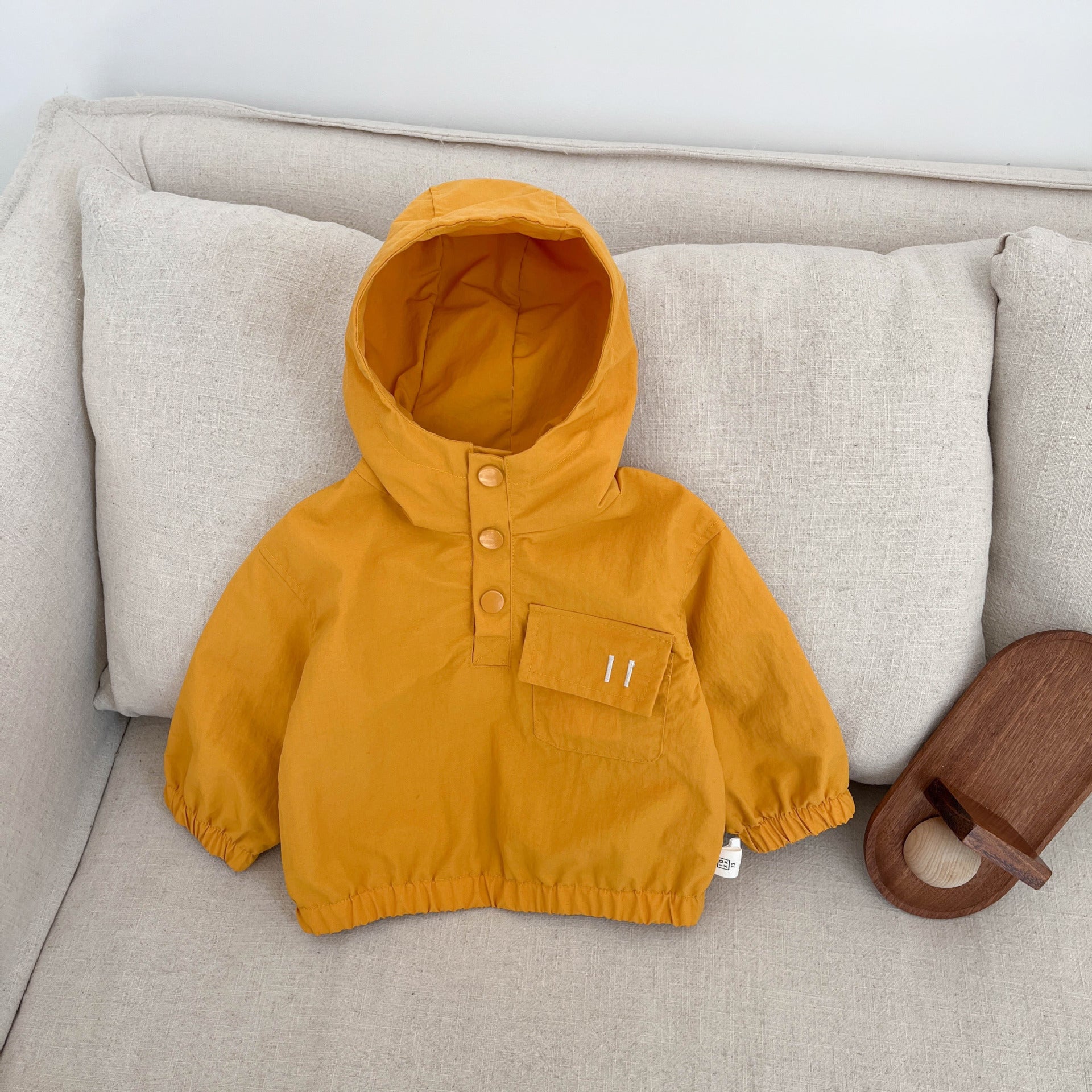 Élégant Veste à capuche d'automne coupe-vent