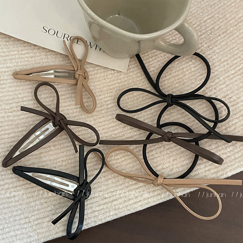 Bow Cropped Clip Barrettes BB Cheveux épingle à cheveux