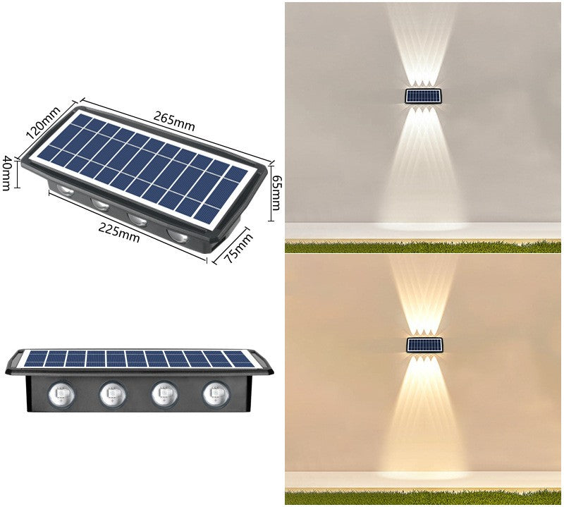 Éclairage solaire extérieur Étanchement